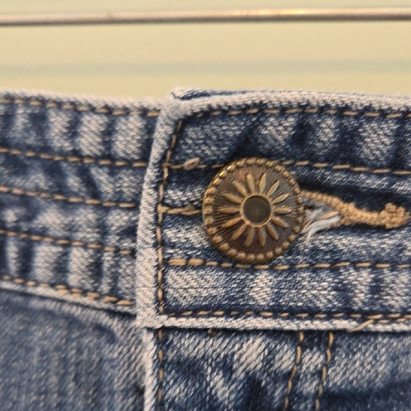 Christopher & Banks Blue Knee-length Denim Pencil Skirt Size 14 - Picture 3 of 10